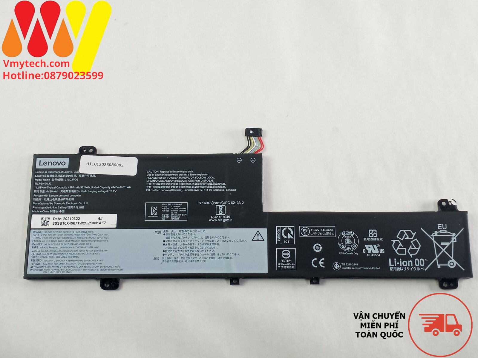 PIN LENOVO L19L3PD6 Lenovo Flex 5-15IIL05 5-14IIL05 L19C3PD6 L19D3PD6