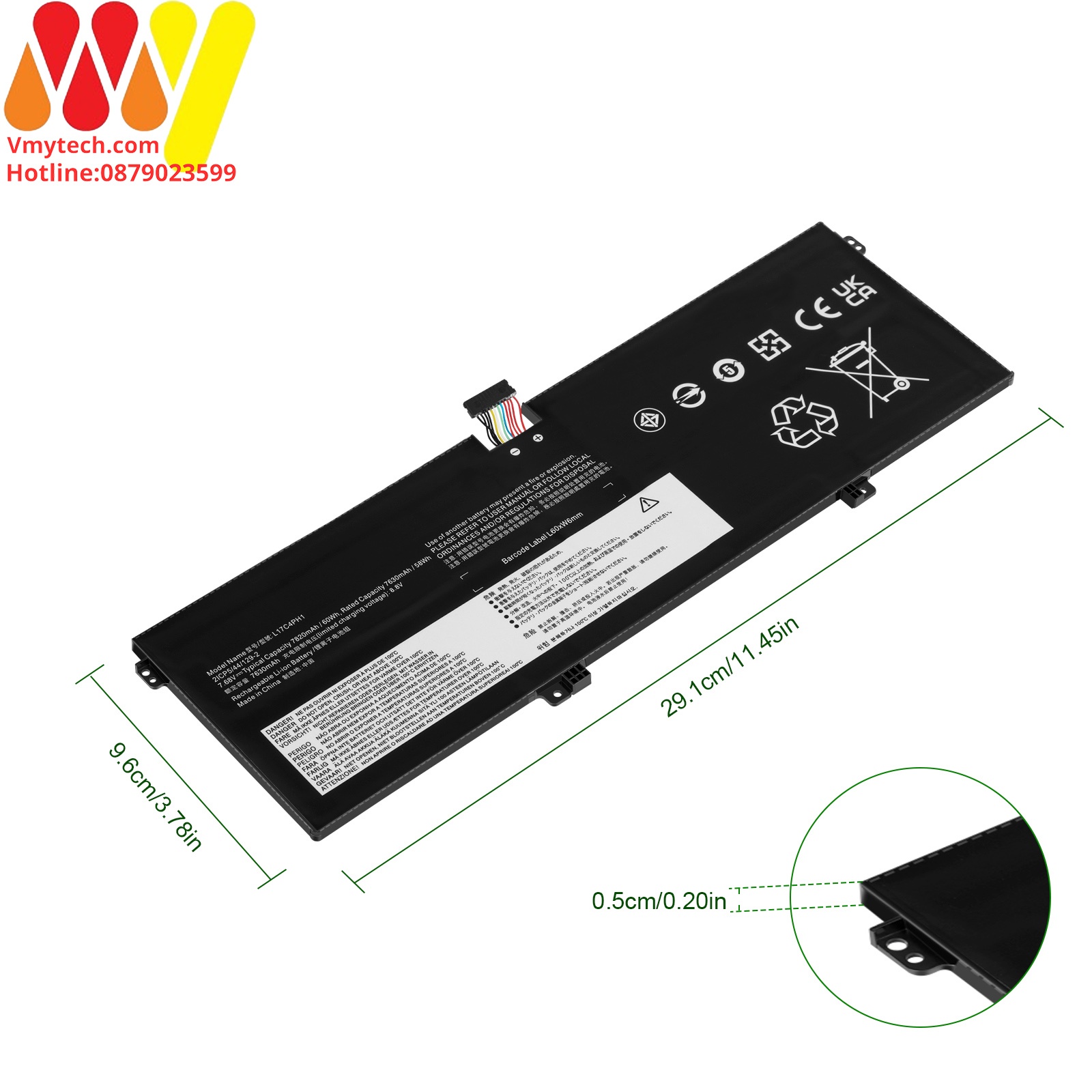 LENOVO L17M4PH1, L17C4PH1 Lenovo Yoga C930 C930-13IKB Yoga 7 Pro-13IKB L17M4PH2