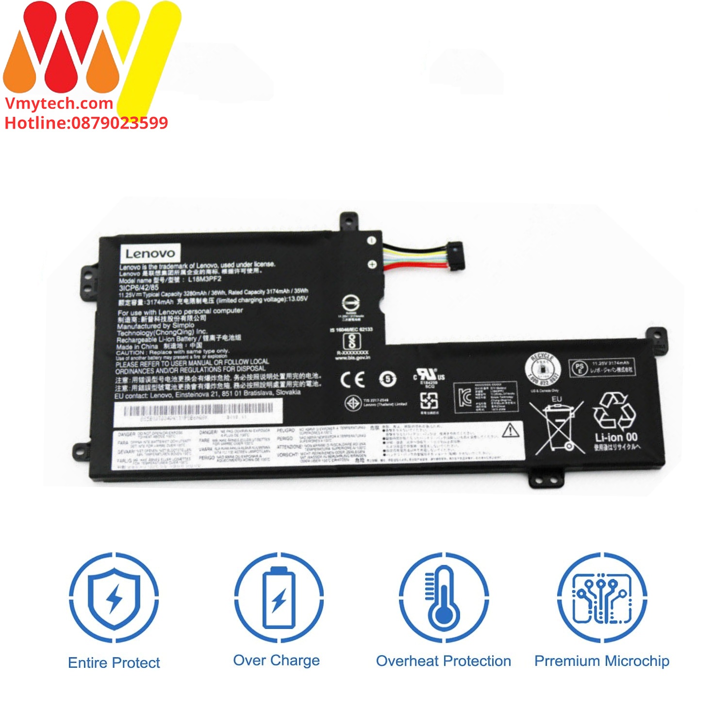 LENOVO L18M3PF2 L18C3PF2 L18L3PF1 IdeaPad L340-17API V340-17IWL 15API 17API