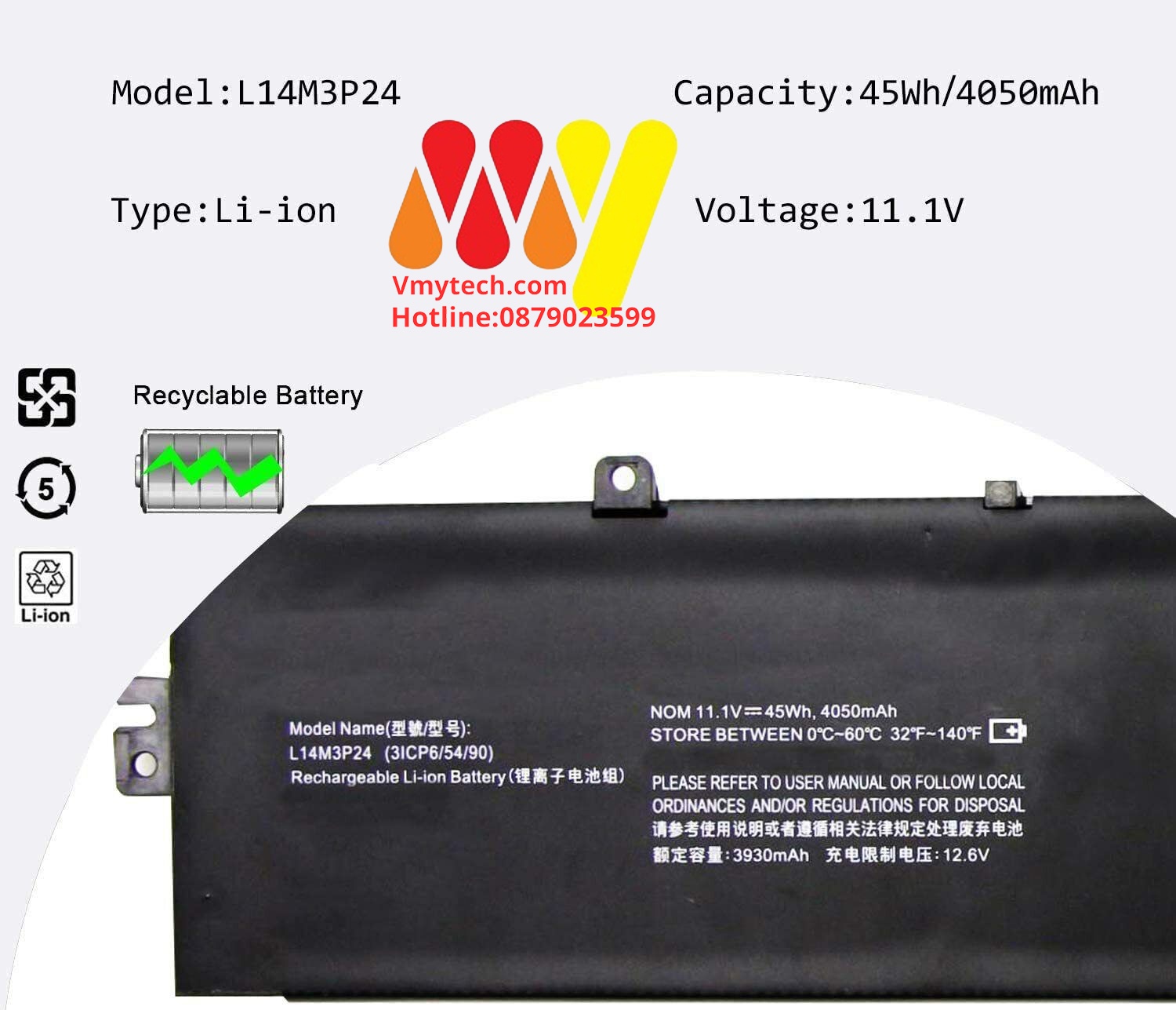 LENOVO L16M3P24 Lenovo xiaoxin 7000 Legion Y520 R720-15 E520-15