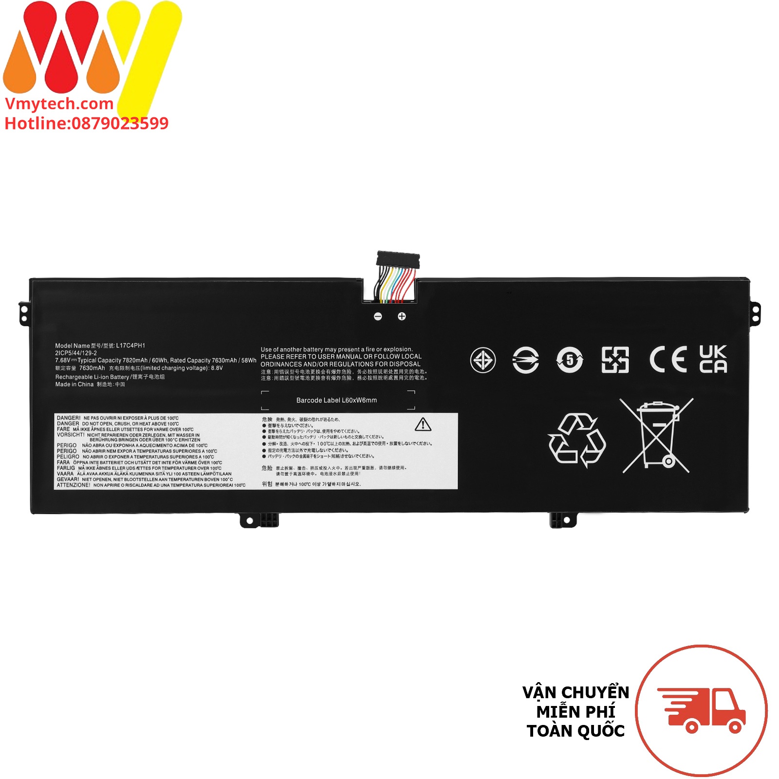 LENOVO L17M4PH1, L17C4PH1 Lenovo Yoga C930 C930-13IKB Yoga 7 Pro-13IKB L17M4PH2