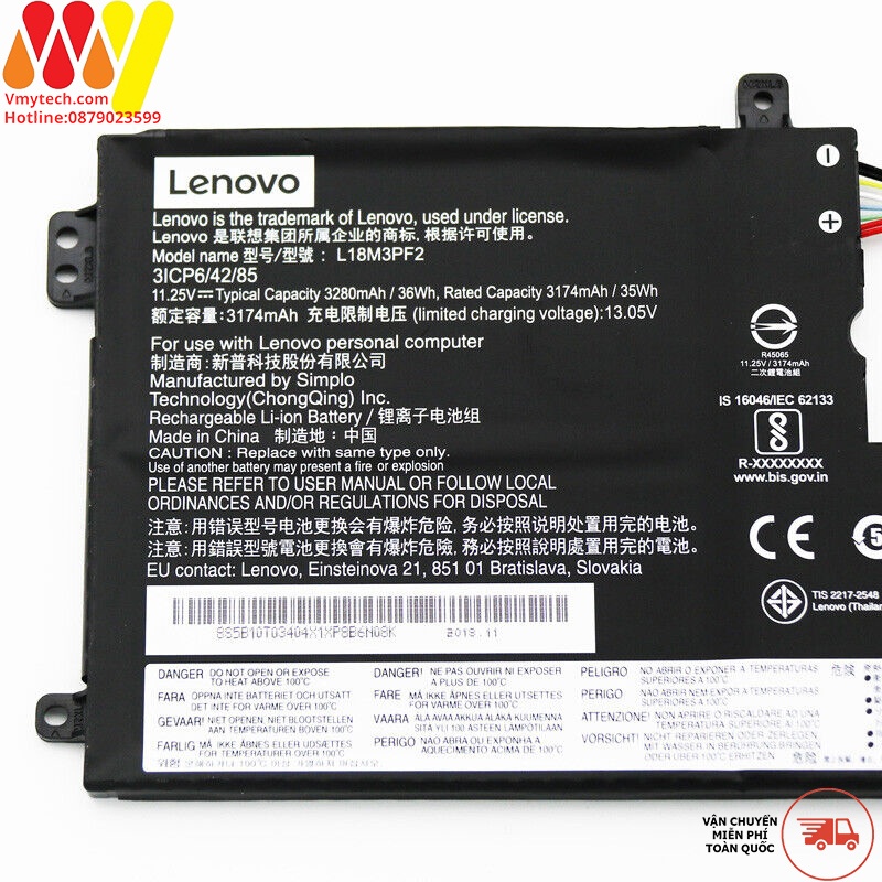 LENOVO L18M3PF2 L18C3PF2 L18L3PF1 IdeaPad L340-17API V340-17IWL 15API 17API