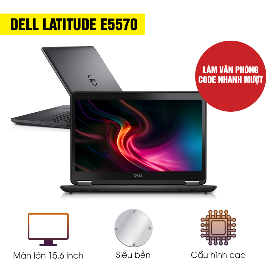 Laptop Dell 5570 màn hình cảm ứng 15.6 FullHD, Core i5, Ram 8gb, ổ cứng SSD 256gb, màn hình15INCH, CARD VGA rời, máy 99% cao cấp
