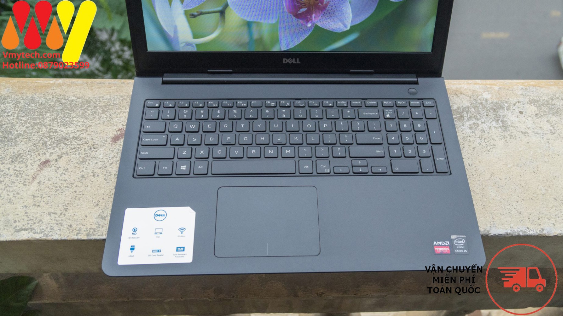 Dell Inspiron 5548 Core i5 5200U/ Ram 4Gb/ HDD 500Gb/ AMD HD R7 M265/ Màn 15.6