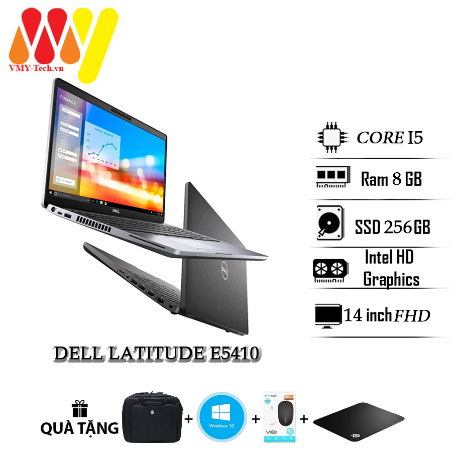 Dell Latitude 5410, E5410 cấu hình cao zin lướt 99%, Core i5, Ram 8gb, ổ cứng SSD 256gb,màn 14inch FullHD cao cấp
