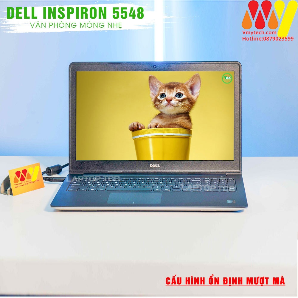 Laptop Dell Inspiron 5548 Core i5 5200U/ Ram 4Gb/ HDD 500Gb/ AMD HD R7 M265/ Màn 15.6