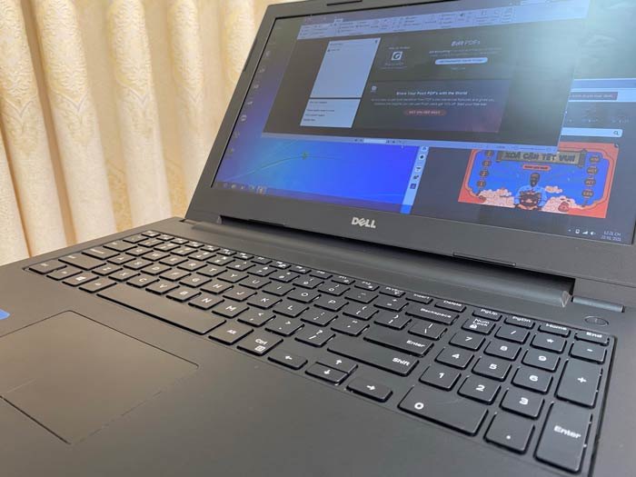 Dell 3543 mỏng nhẹ zin lướt 99%, Core i5, Ram 8gb, ổ cứng SSD 128gb, màn HD, máy tính văn phòng, sinh viên giá rẻ