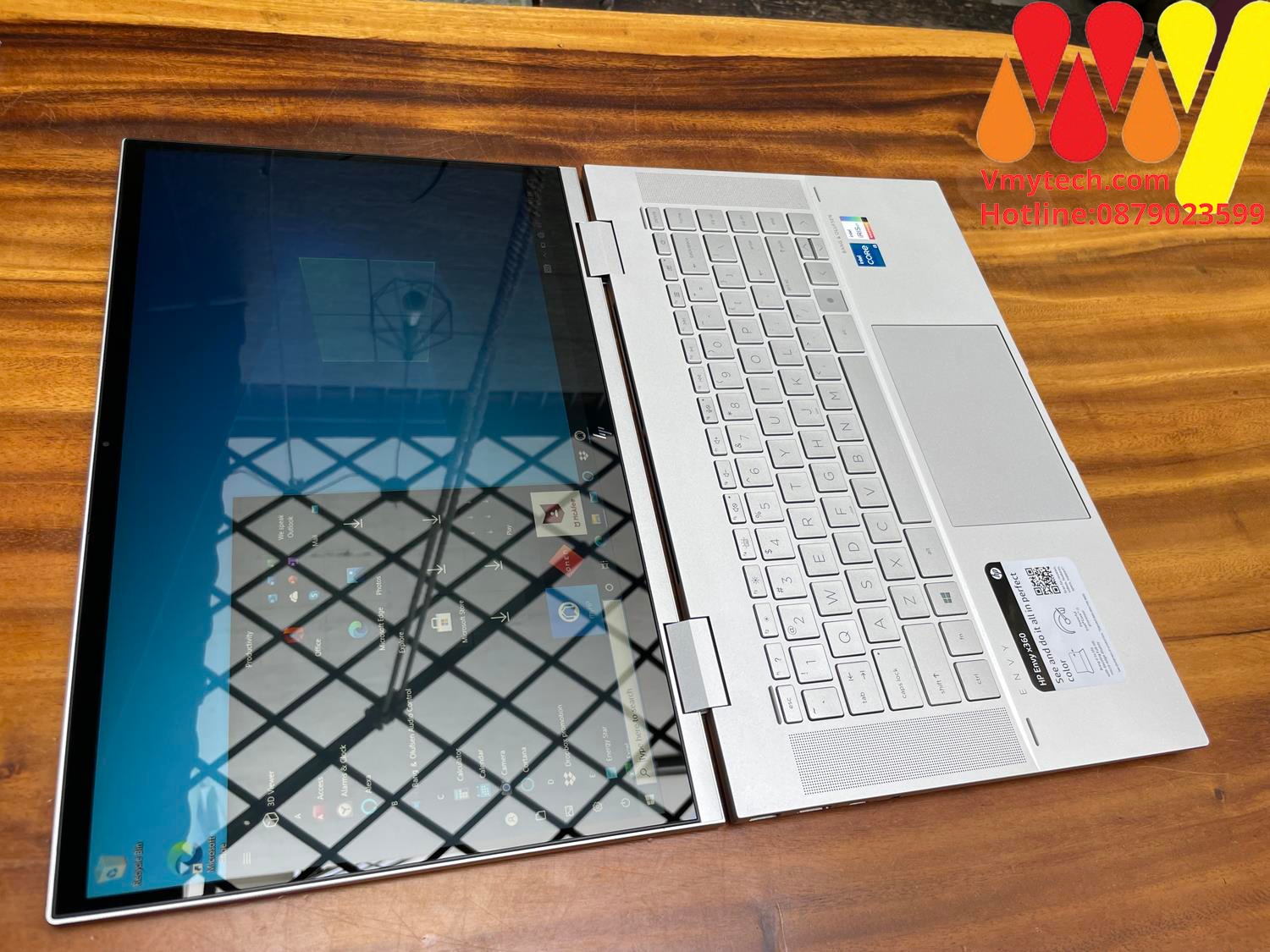 HP Envy X360 15m-es0013dx Core i5 1135G7/ Ram 8GB/ SSD 256GB/ Màn 15,6” FullHD IPS 250nits Cảm ứng/ Silver/ New Box