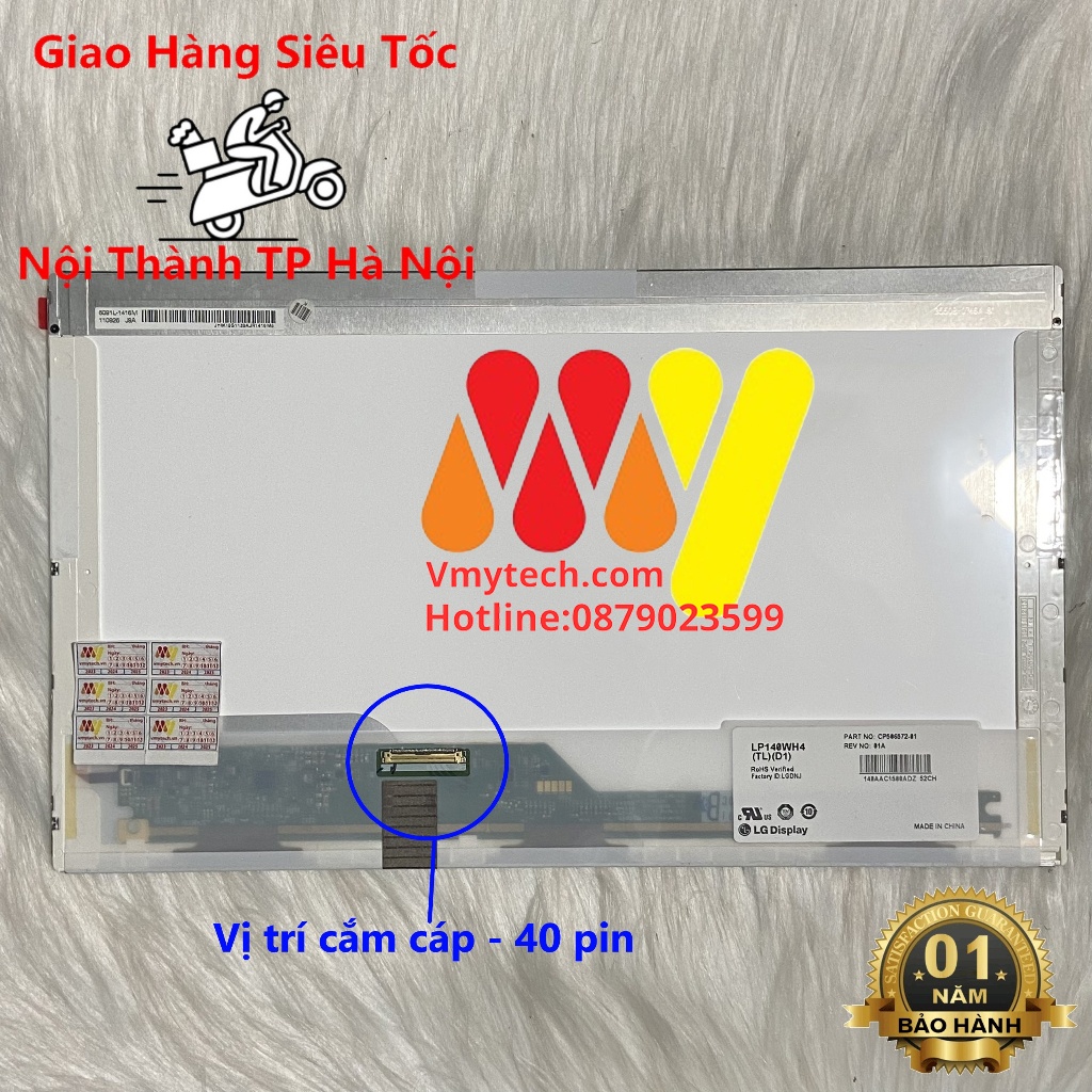 Màn Hình Laptop 14 Inch 14.0 LED Dày 40 Pin Thay Thế Cho Dell HP Lenovo Toshiba LG Asus