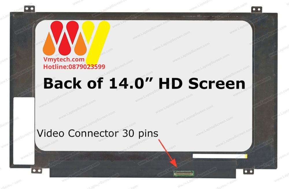 LCD, Màn hình Laptop 14inch, HD New nt140whm-n44 v8.3