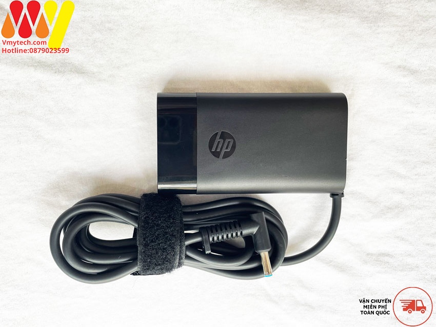 Adapter, Sạc Laptop HP 19V - 3.33A ( 65W) chân kim xanh nhỏ Oval