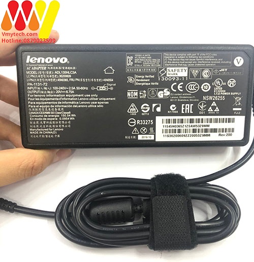 Sạc Laptop Lenovo Legion Y530-15ICH Y530 Y50-70 Y40-70 Y520 Y570 (135 Walt)