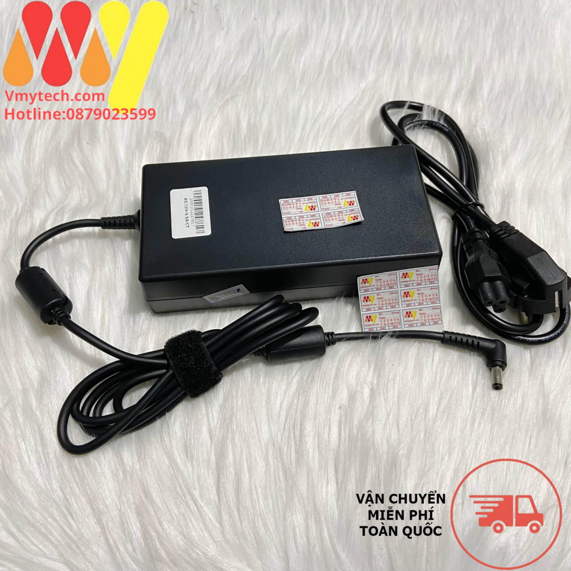 Sạc Asus 19V- 9.5A Chân Kim Nhỏ 4.5mm x 3.0 mm , Sạc Asus 180W Chính Hãng