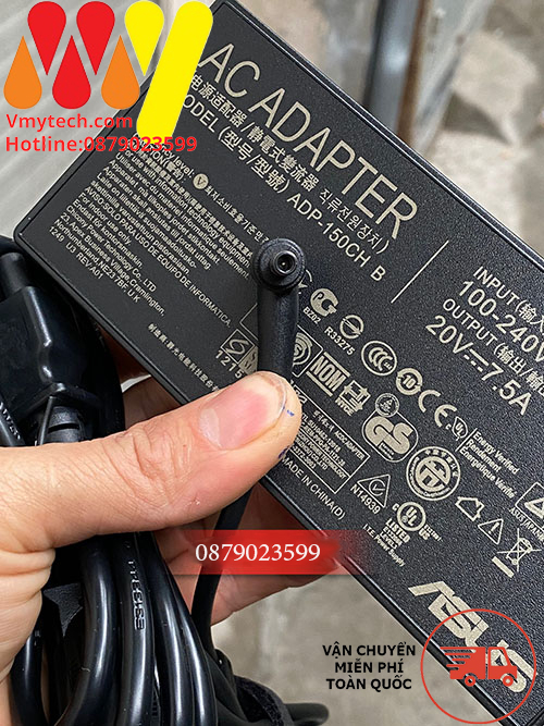 Adapter, Sạc Asus 20V-7.5a Kim Nhỏ