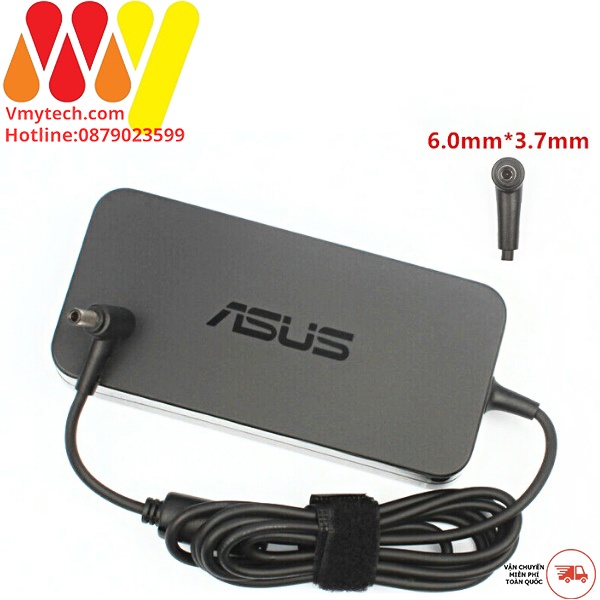 Adapter, Sạc laptop Asus 19V-6.32A Chân Kim to 6.0x3.7mm, Sạc Asus 120W Chính Hãng