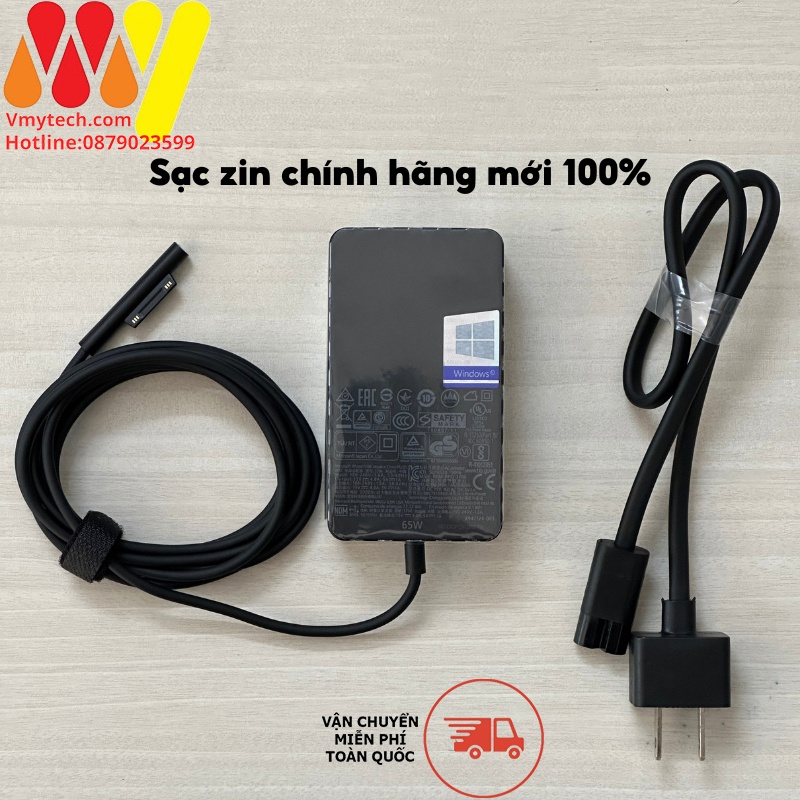 Adapter, Sạc Surface Laptop 12V-2.58A, Sạc Surface 65W Chính Hãng