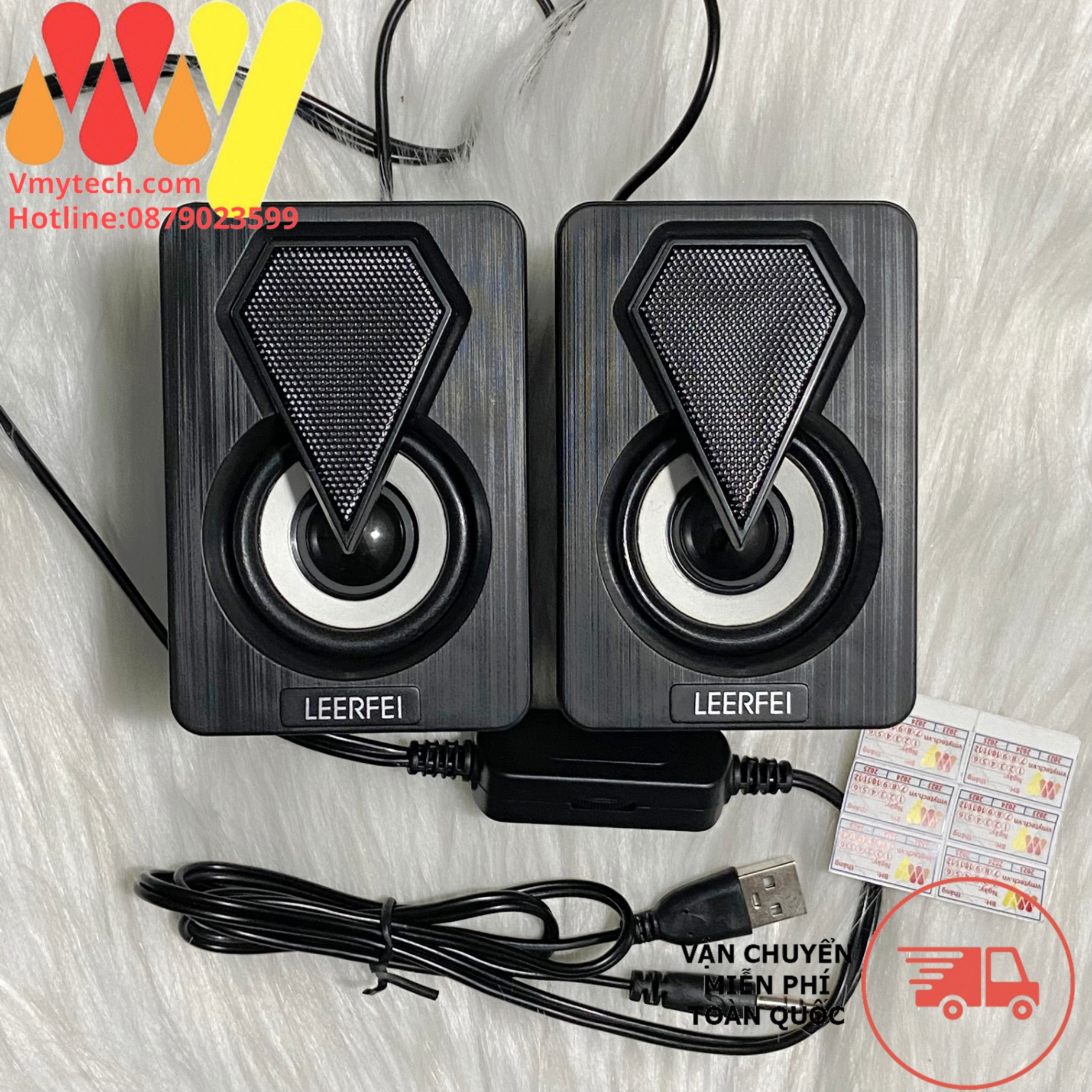 Loa vi tính mini, loa máy tính 2.0 mini e-1046 cao cấp giá rẻ-đèn led RGB đổi màu, bass siêu trầm cực hay