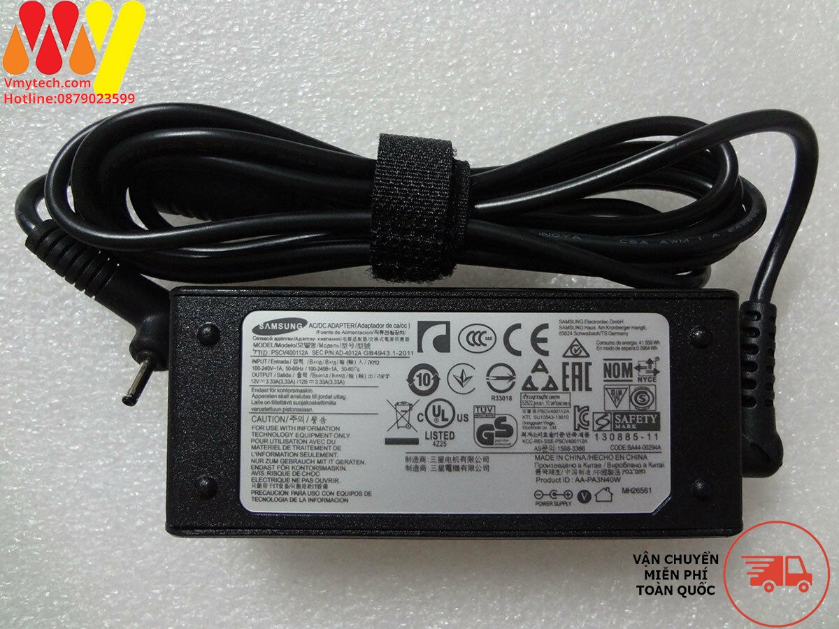 Adapter, Sạc Laptop Samsung 12V-3.33A, Sạc Samsung 65W Chính Hãng