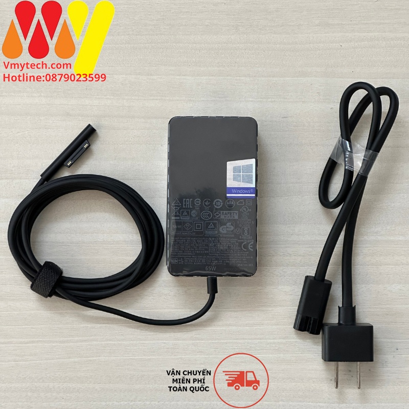 Adapter, Sạc Surface Laptop 12V-2.58A, Sạc Surface 65W Chính Hãng
