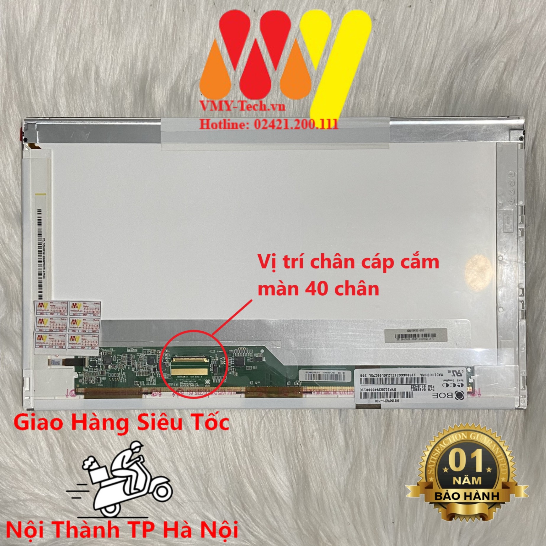 LCD 15.6/Dày/40 pin/Full HD/NEW