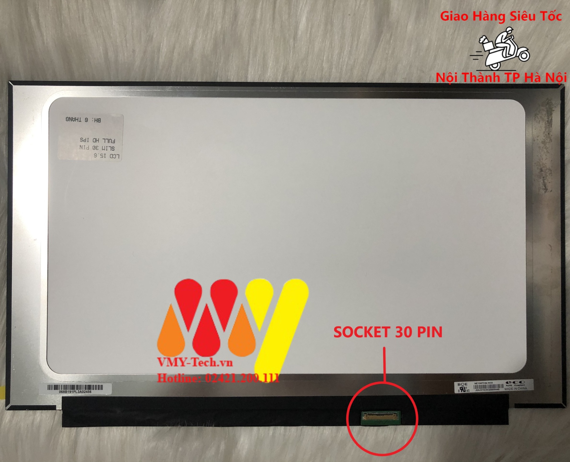 LCD, Màn Hình 15.6inch Mã : NV156FHM-T01 V8.0, 3501