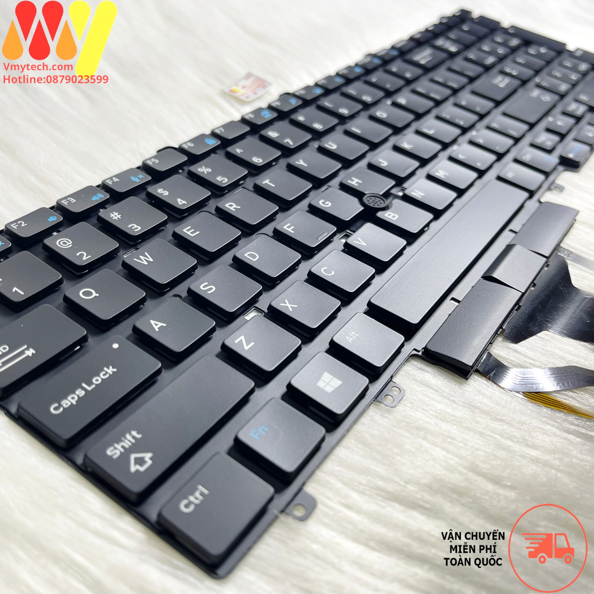 Bàn phím laptop Dell Precision 3510 M3510 7510 7710 Led có Chuột