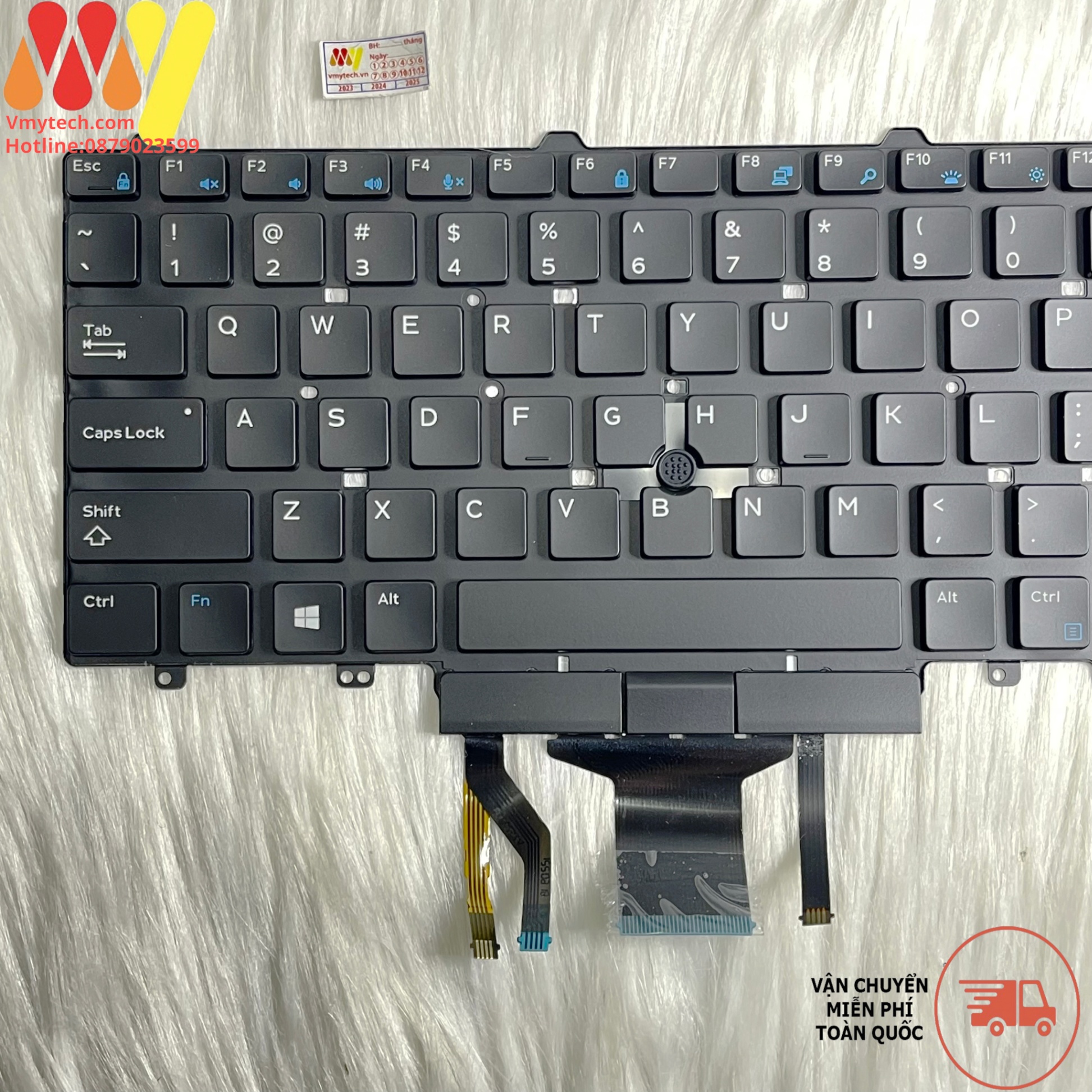 Bàn phím laptop Dell Precision 3510 M3510 7510 7710 Led có Chuột