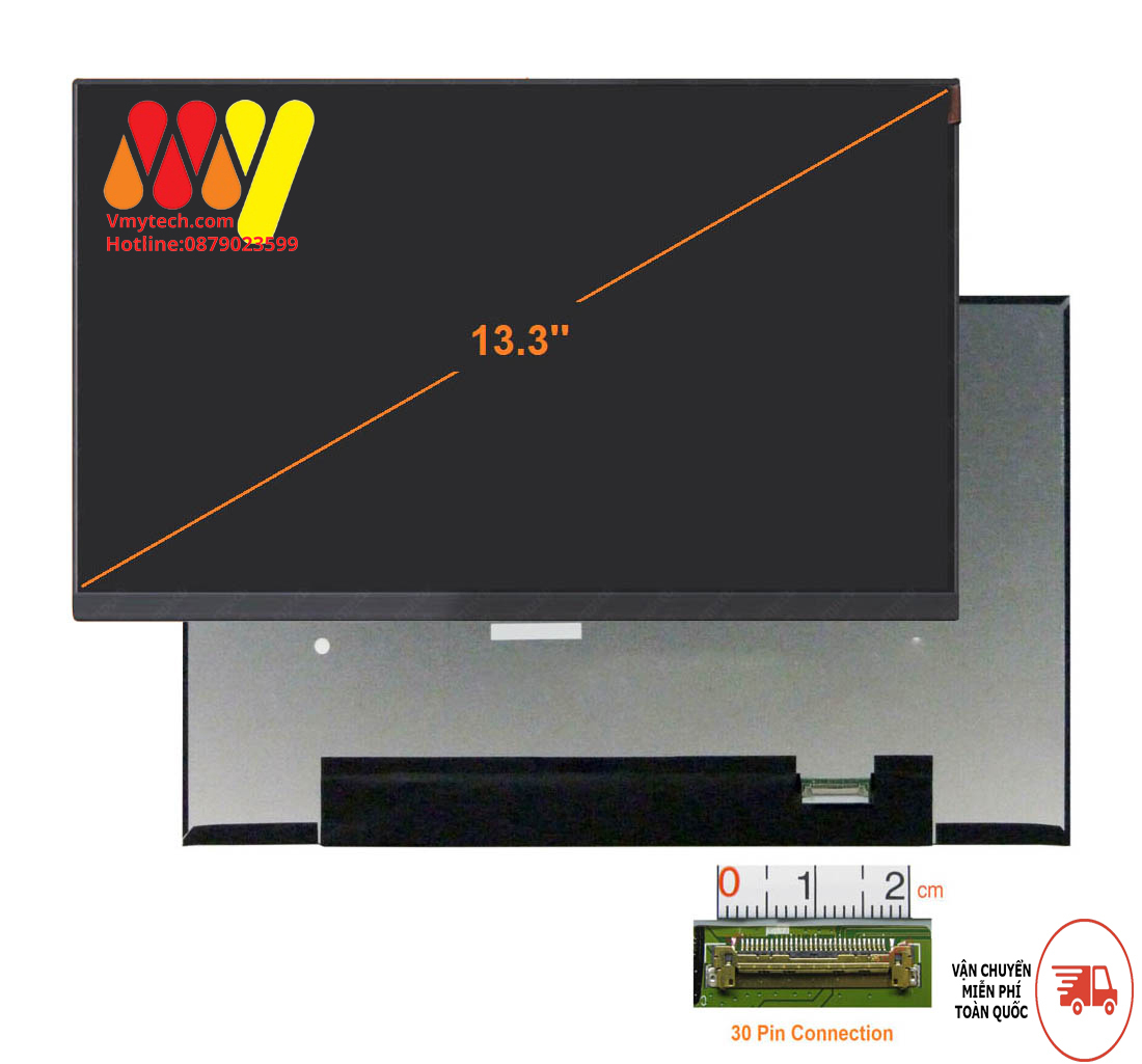 LCD 13.3/Mỏng/30 pin/Tai trên dưới /FHD