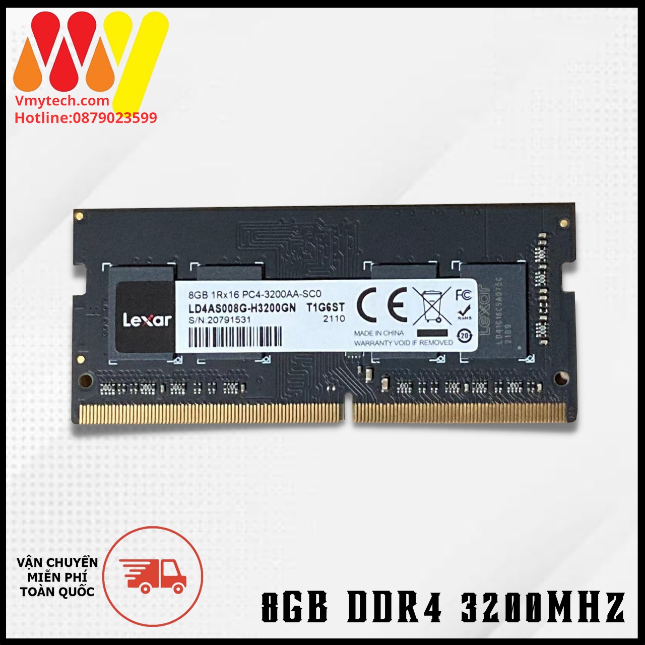Ram PC4 DDR4 8G Bus 3200 new Bh 36T