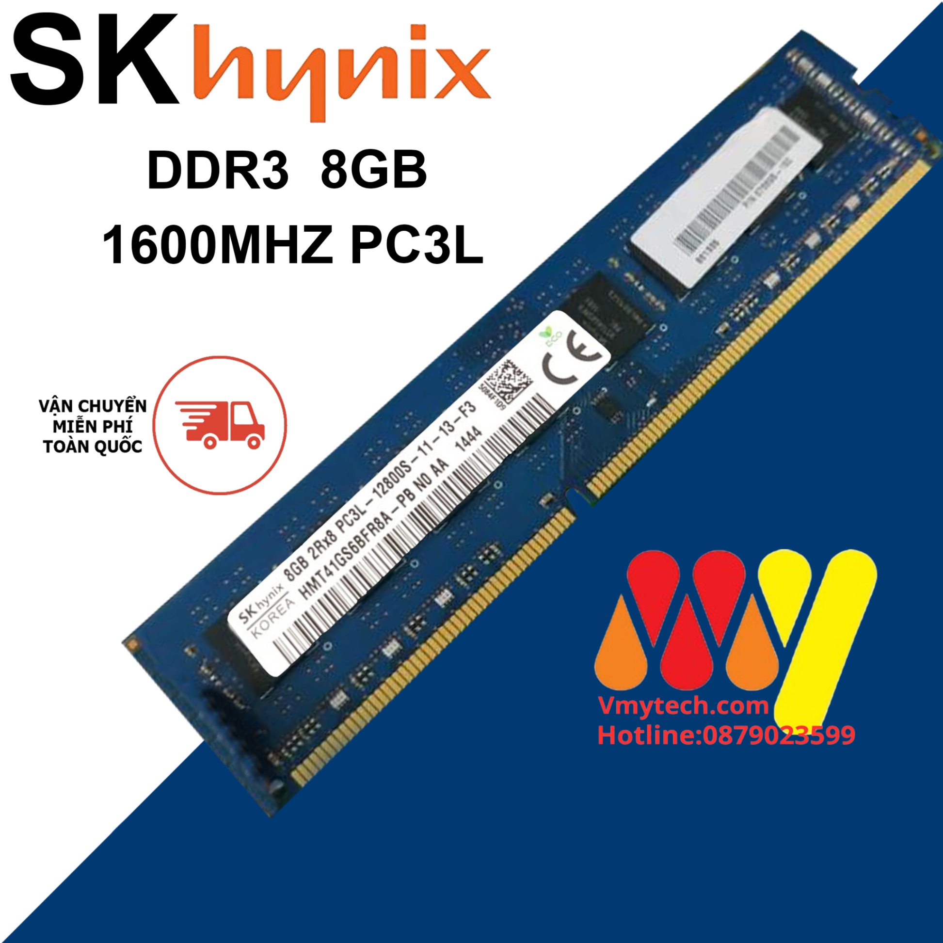 RAM LAPTOP SAMSUNG/HYNIX DDR3L/ PC3L 8GB/1600 NEW