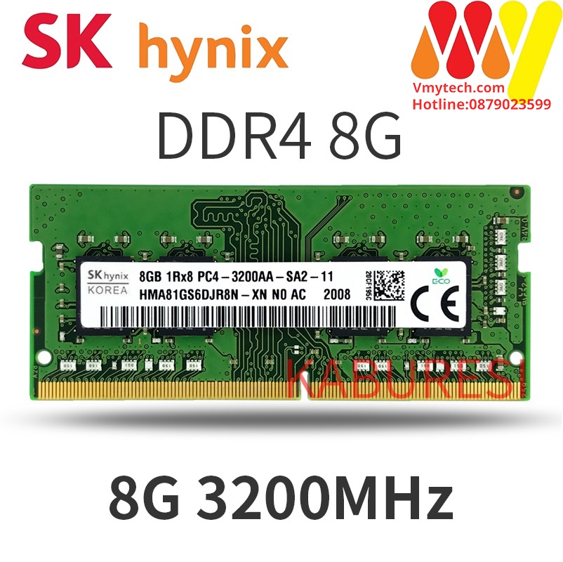 Ram PC4 DDR4 8G Bus 3200 new Bh 36T