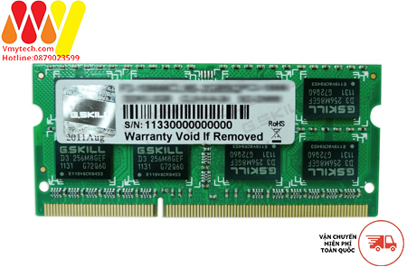 Ram Laptop DDR3 PC3 8gb bus 1333 NEW