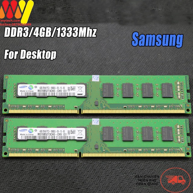 Ram laptop DDR3 4GB bus 1333 Pc3 BÓC MÁY