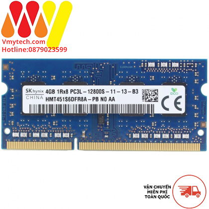 RAM LAPTOP SAMSUNG/HYNIX DDR3L/ PC3L 4GB/1600 NEW