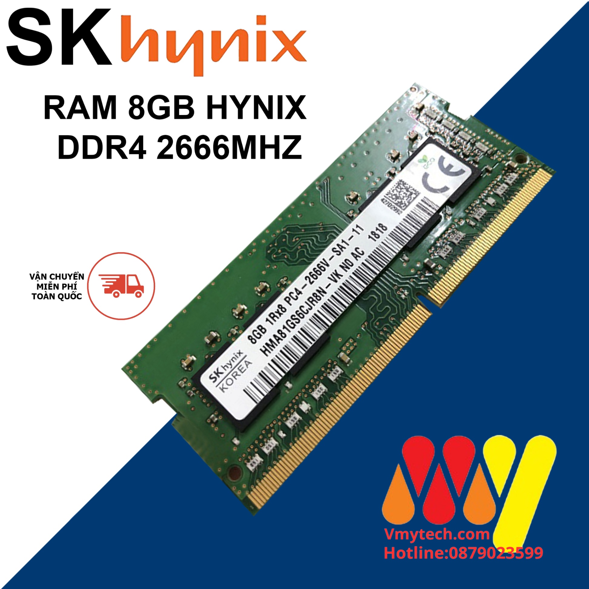 Ram PC4 DDR4 8G Bus 2666 new Bh 36T