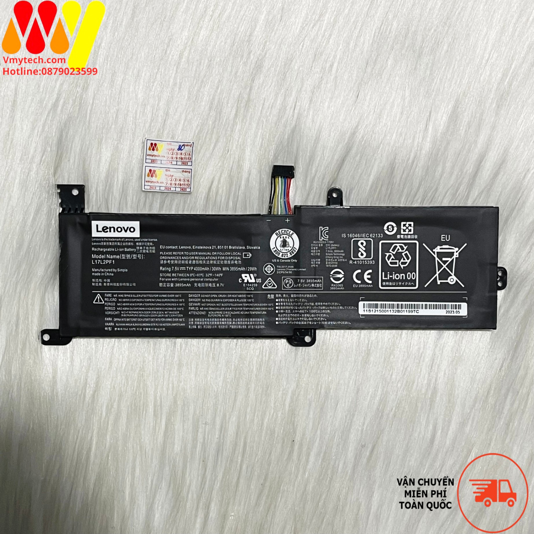 PIN LENOVO IDEAPAD S145-15IWL V320-17IKB V320-17ISK B320-14IKB L16S2PB1