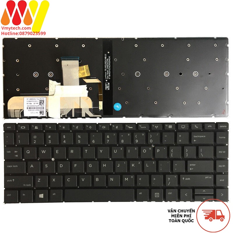 Bàn Phím Laptop HP EliteBook x360 1040 G5 1040 G4 (led)