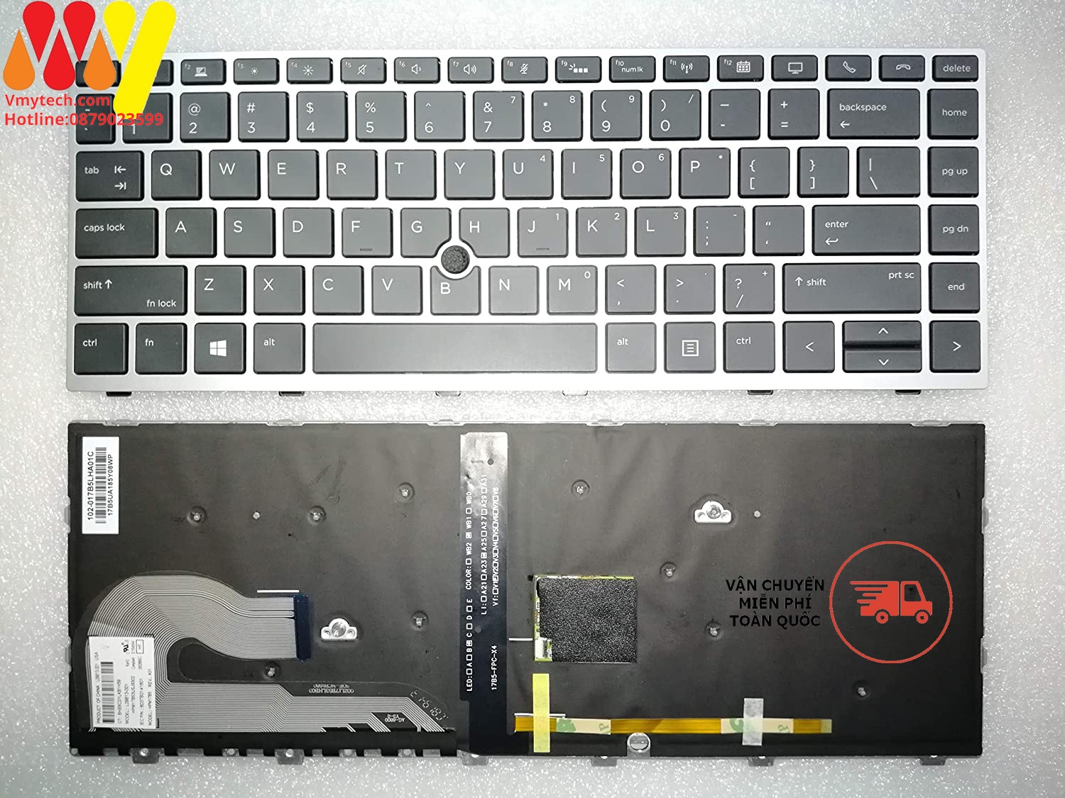 Bàn phím laptop Hp Elitebook 740 G7, 740 G8, 745 G7, 745 G8, 840 G7, 840 G8, 845 G7, 845 G8