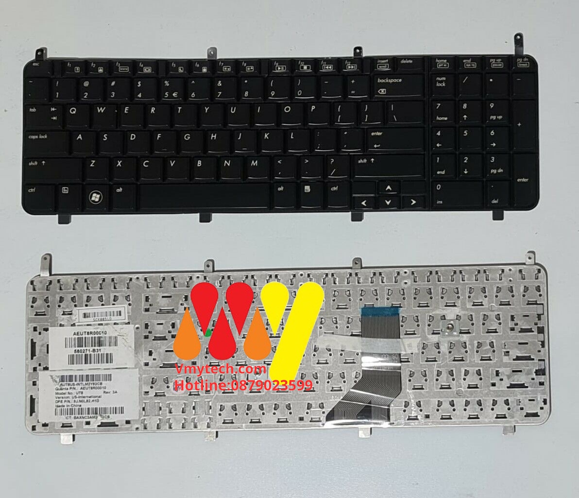 Bàn Phím Laptop HP HDX18,X18, X18T, HDX18, DV8, DV8-1000 DV8-1100