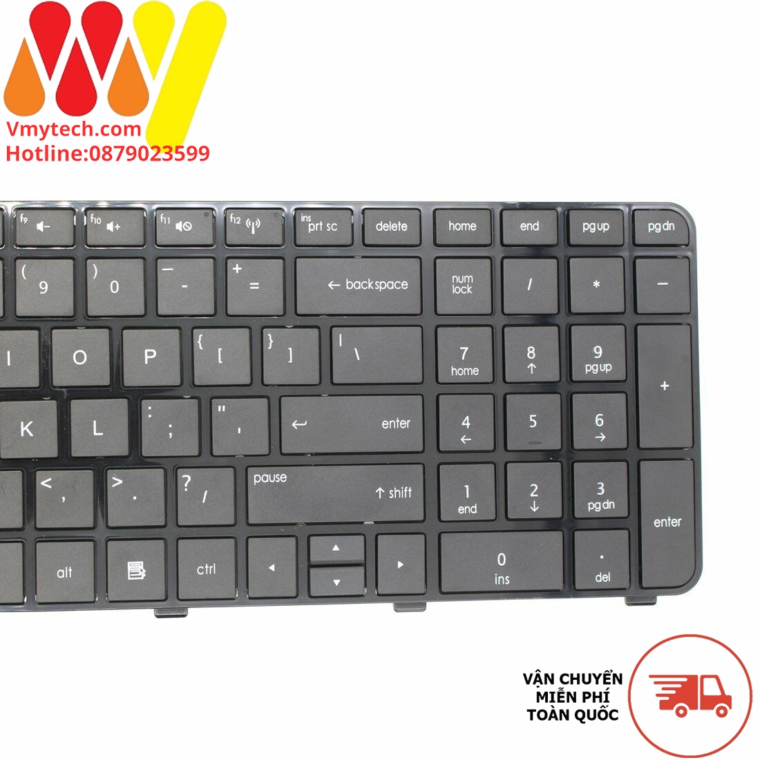 Bàn phím laptop HP Pavilion DV7, DV7t, DV7-6000, DV7-6100 – DV7-6000
