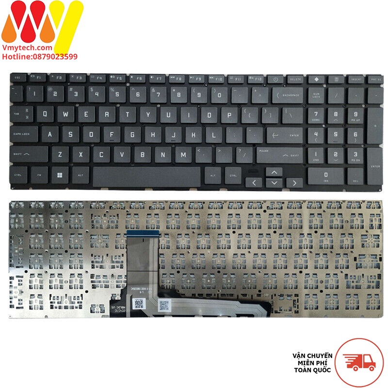 BÀN PHÍM DÀNH CHO LAPTOP HP VICTUS 16-D 16-E 16-D0013dx ‎16-D0030nr 16T-D000 TPN-Q263