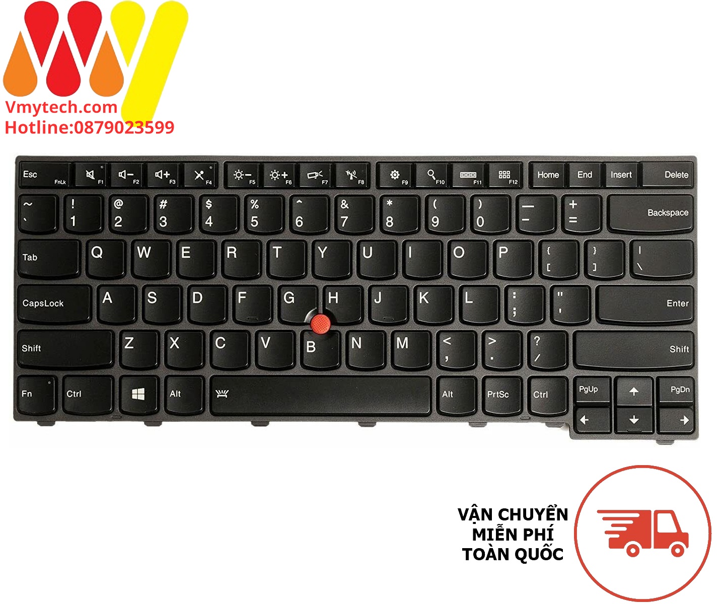 Bàn Phím laptop Lenovo IBM Thinkpad T440 T440P T440S T450 T450s T431s E431 T460 E440 - Có chuột - Ko LED
