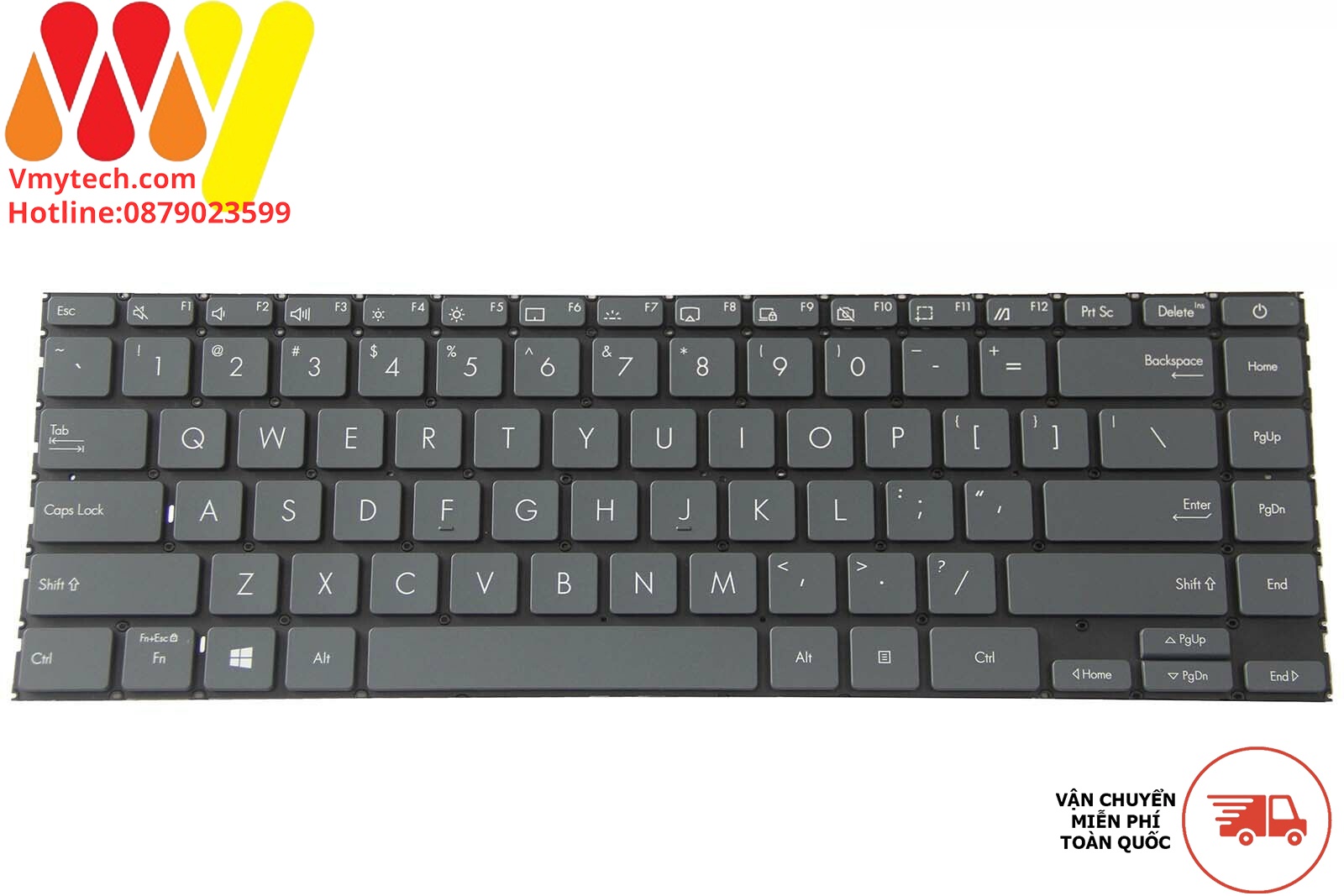 Bàn Phím laptop Asus Zenbook UX433 UX433FA UX433FAC UX433FLC BẠC LED