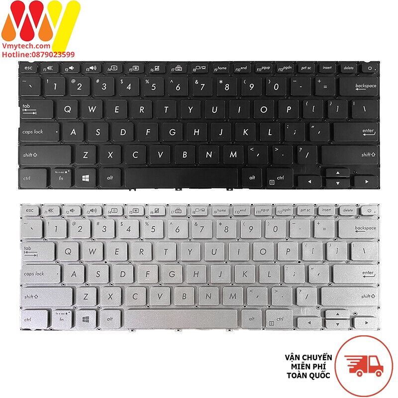 Bàn Phím laptop Asus Zenbook UX433 UX433FA UX433FAC UX433FLC LED