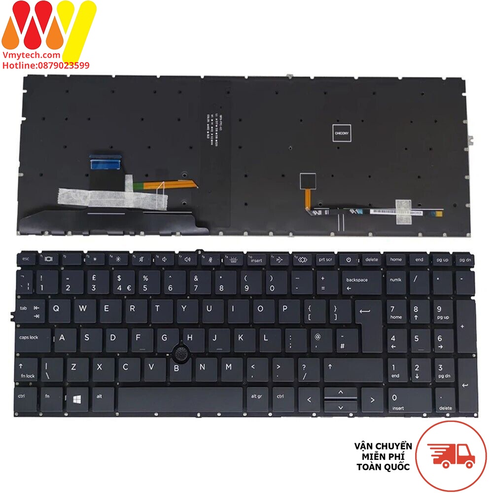 Bàn Phím Laptop HP 850-G7 845-G7 855-G7 850-g8 led