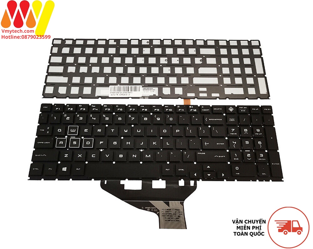Bàn phím laptop Hp Omen 15-dc 15t-dc 15-dc000 15t-dc000, 15-dh 15t-dh 15-dh000, 15t-dh000