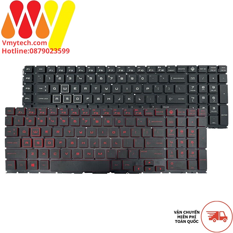 Bàn phím laptop Hp Omen 15-dc 15t-dc 15-dc000 15t-dc000, 15-dh 15t-dh 15-dh000, 15t-dh000