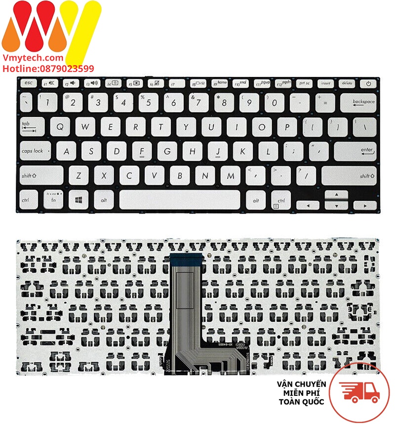 Bàn Phím laptop ASUS F415 F415EA F415JA F415FAC F415JF Bạc