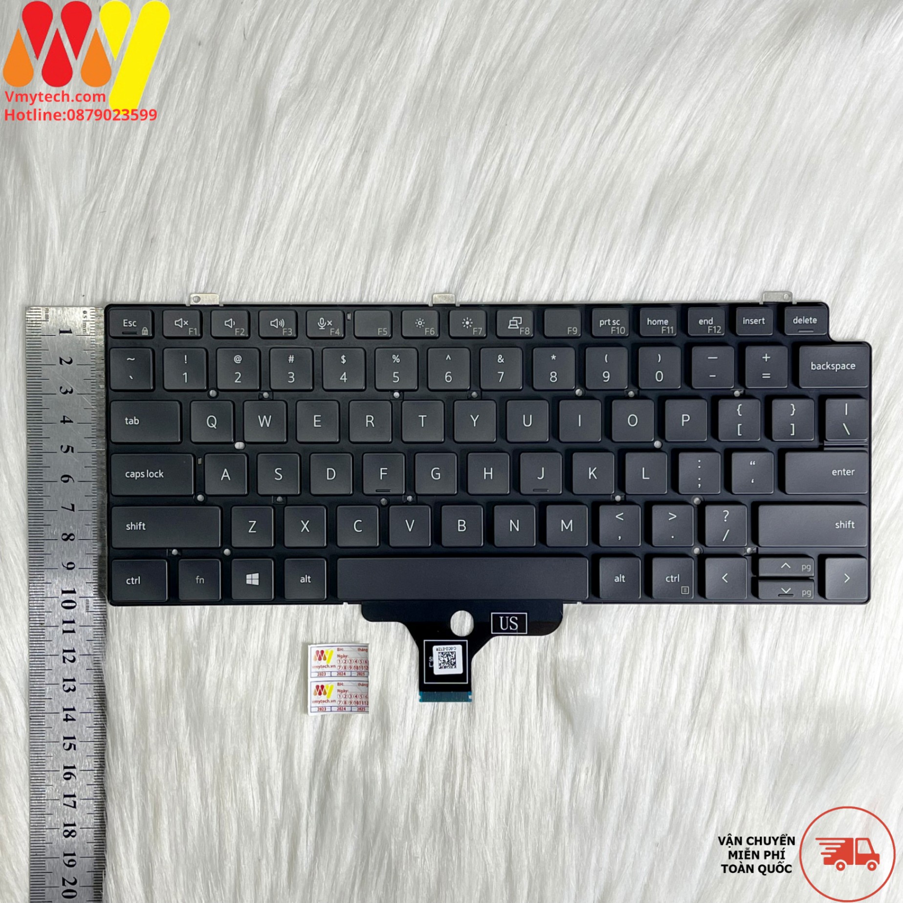 Bàn phím laptop Dell Latitude 5320 5330 7310 7320 7330 (CÓ ĐÈN)
