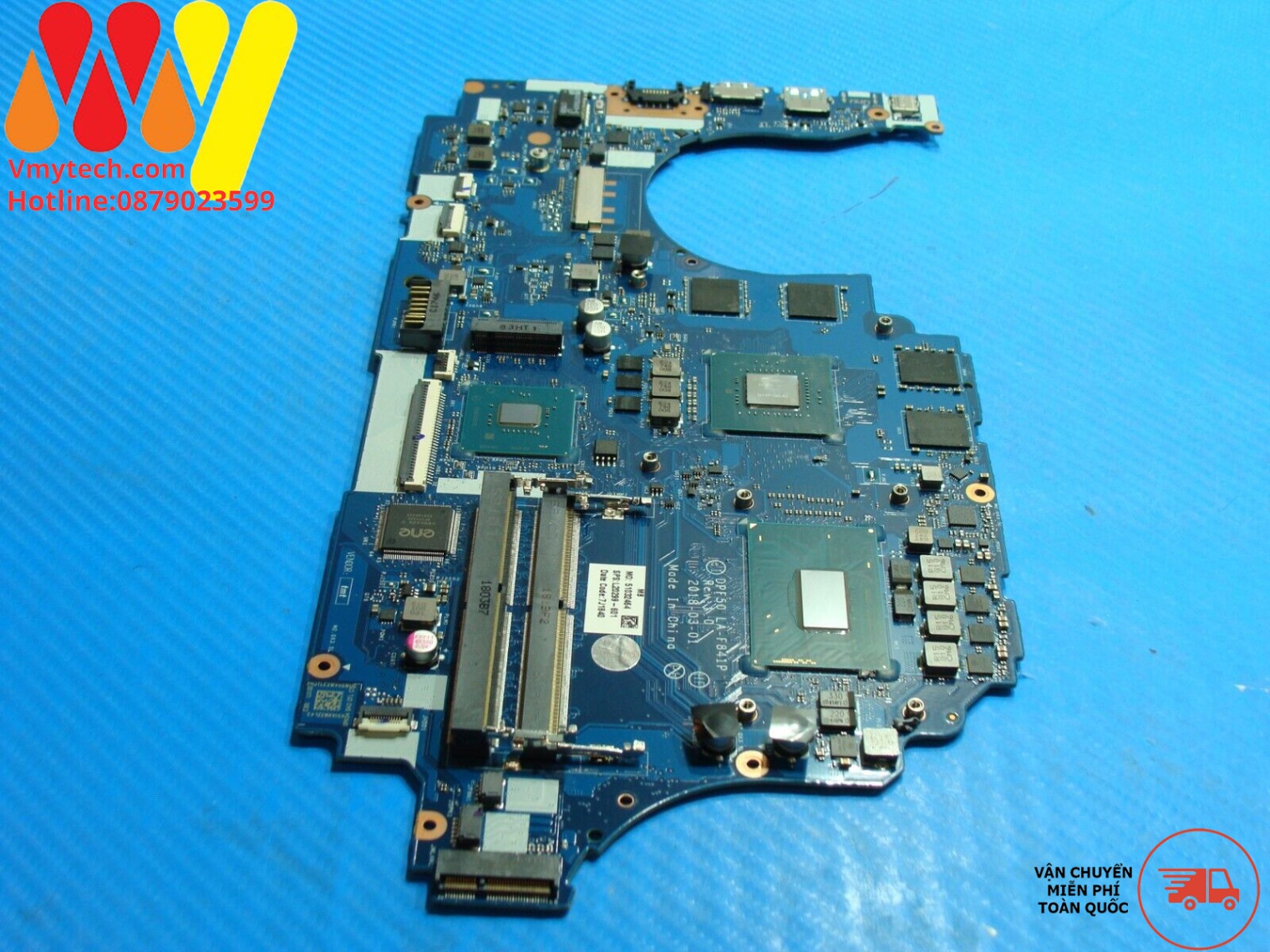 MAIN thay thế dùng cho laptop HP 15CX I5-8300H mã : la-f841p